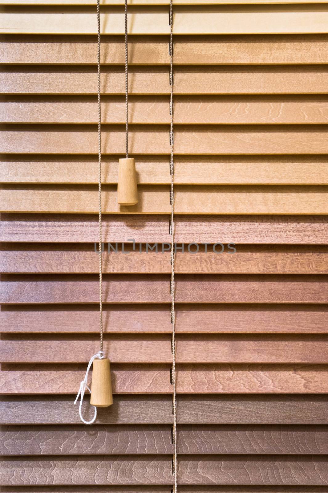 Wooden venetian blind as a background