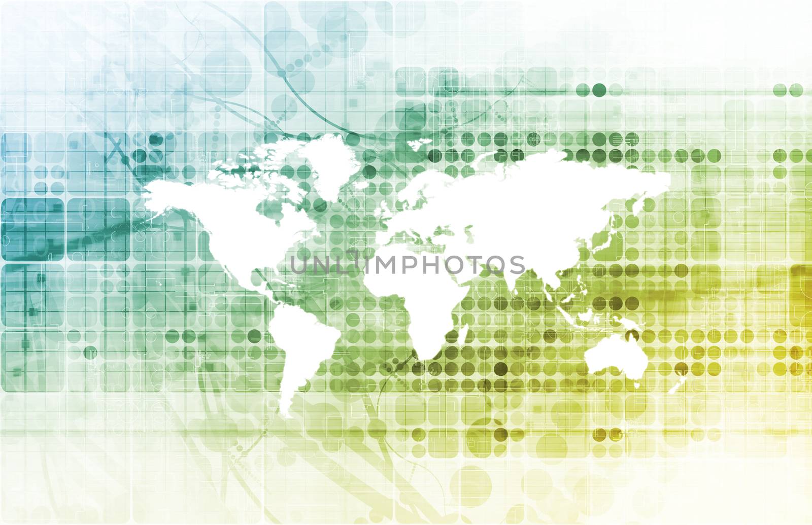 Business Team in a Global Company Concept