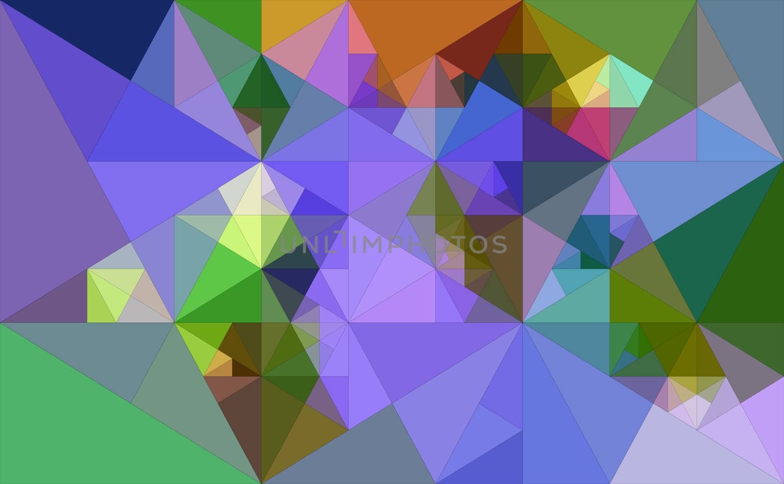 Abstract background of triangles created by means of triangulation