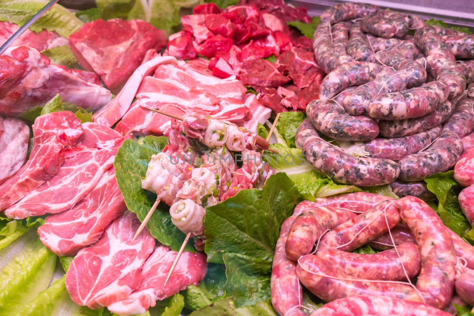 Meats and prepared Italian craft butcher Sicilian