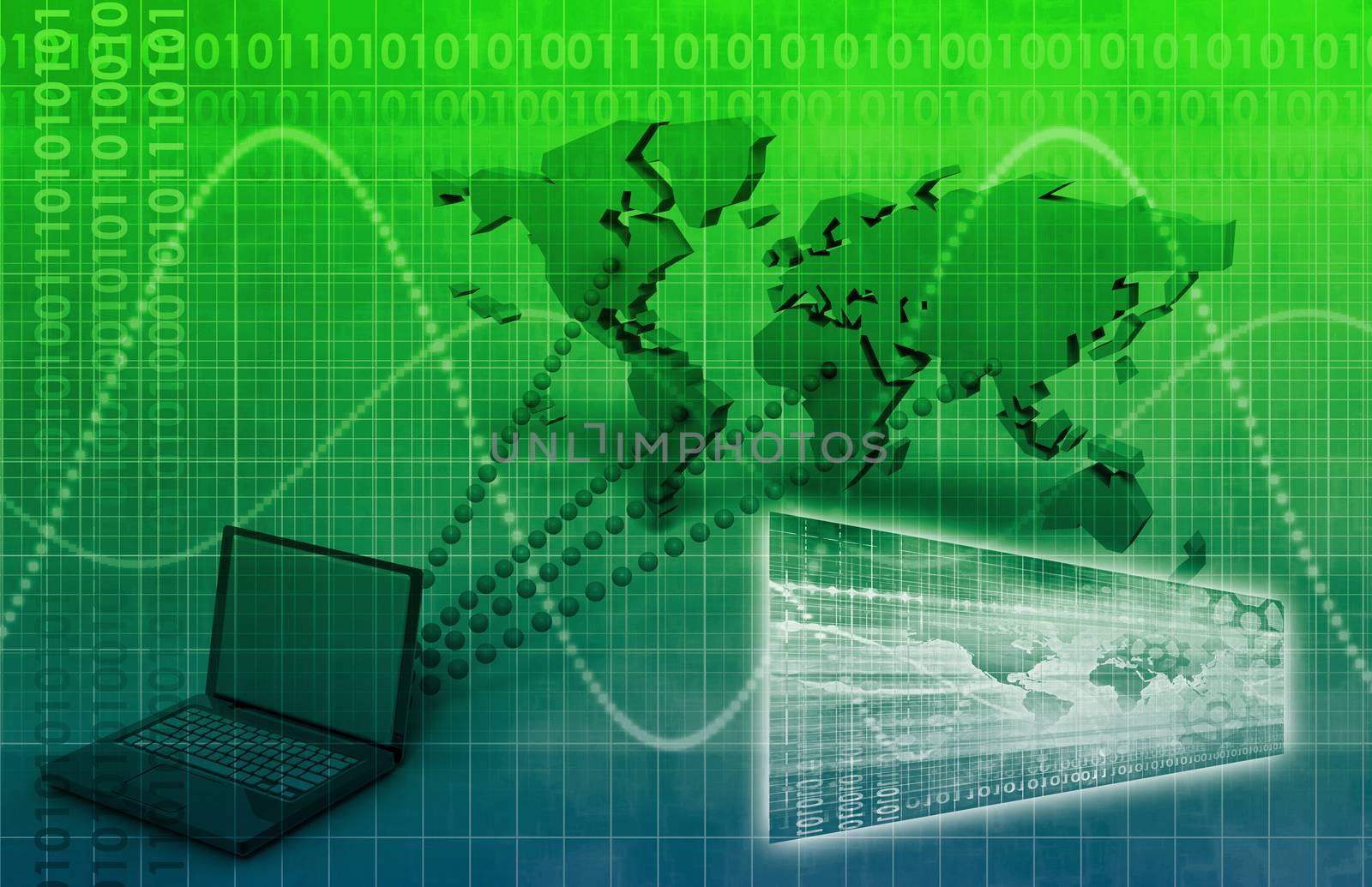 Science Research as a Tech Concept for Presentation 