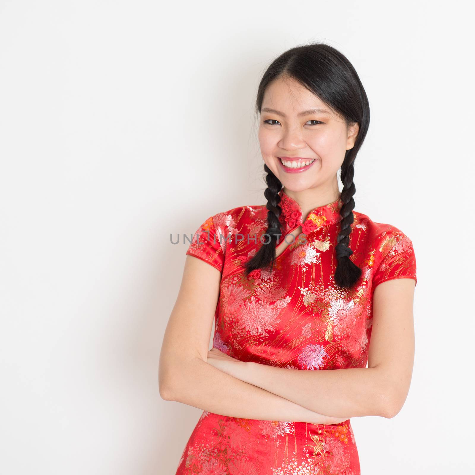 Asian chinese girl cheongsam by szefei
