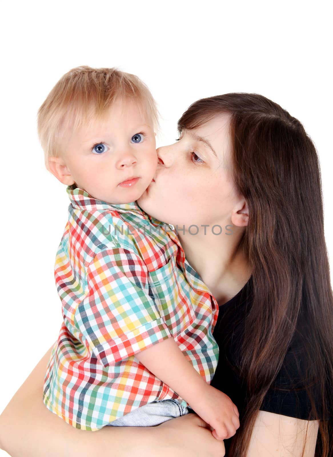 Young Mother and Son by sabphoto