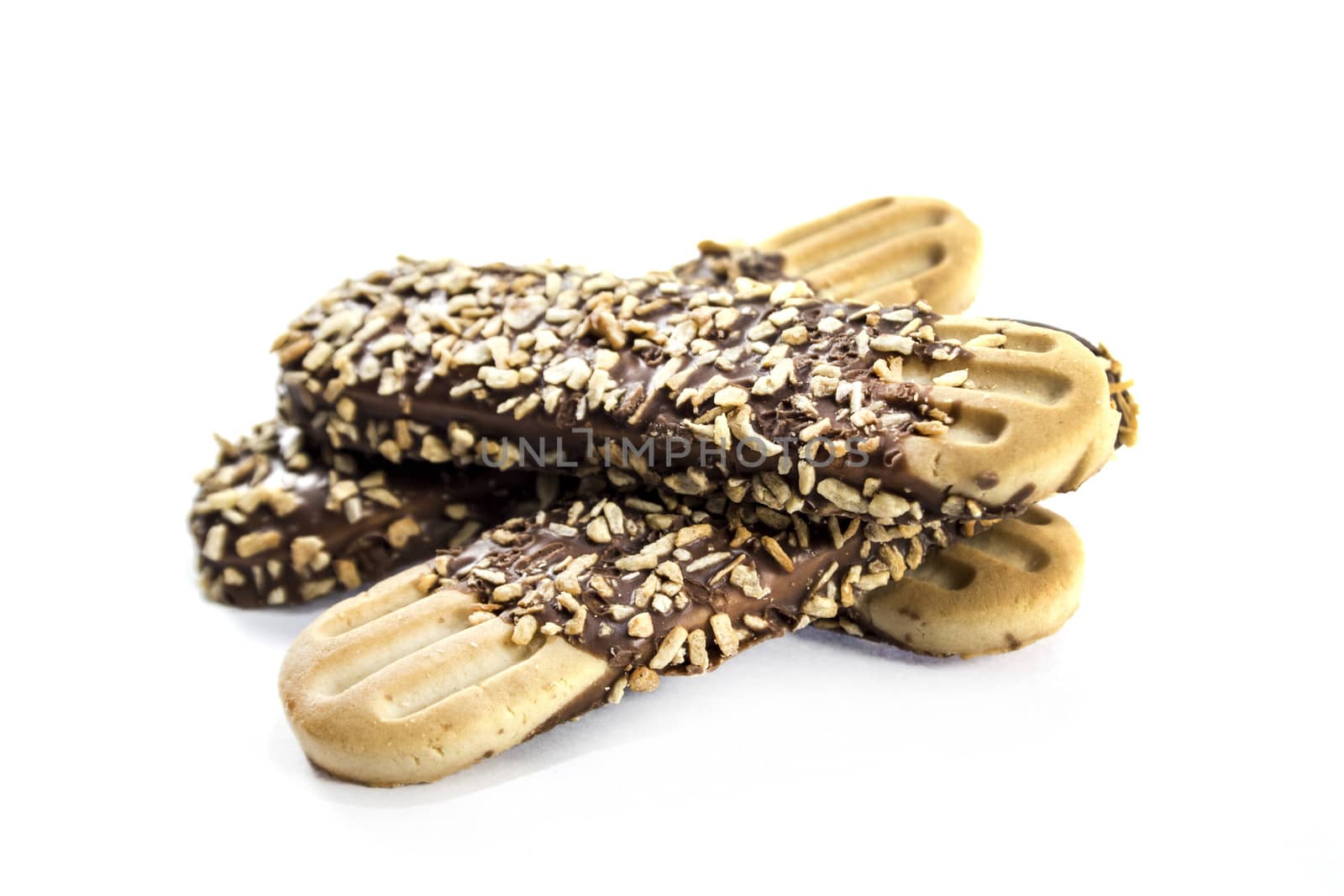 cookies biscuits. Isolated on a white background