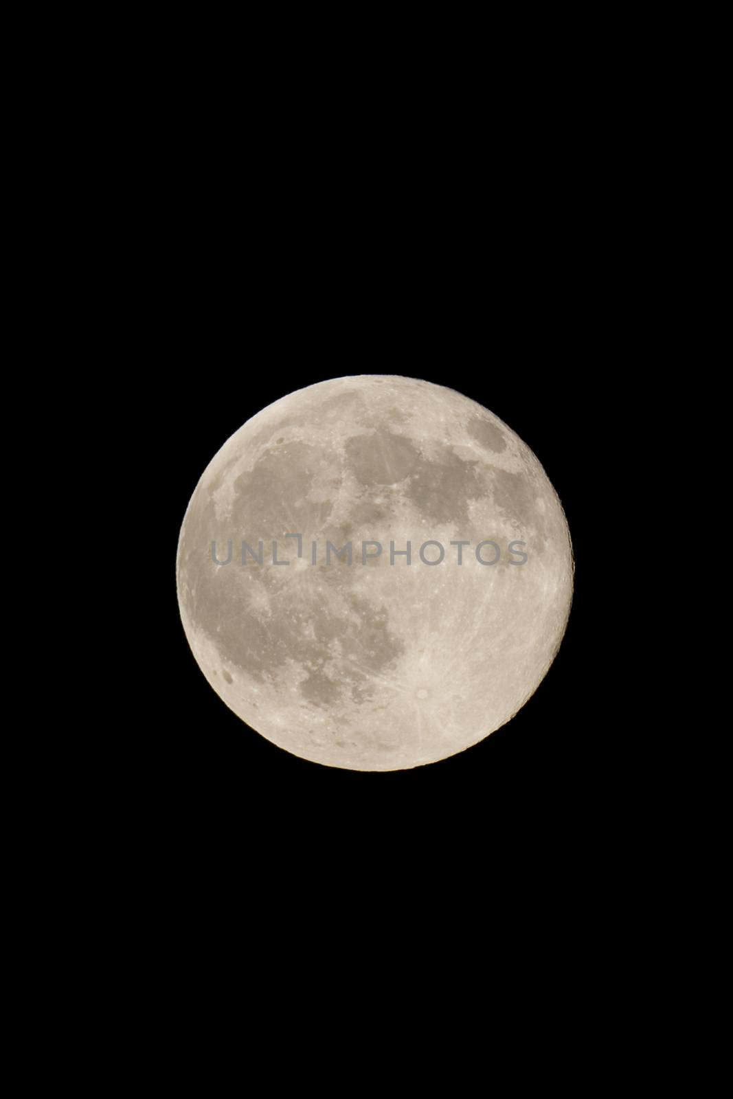 full moon against dark sky at night