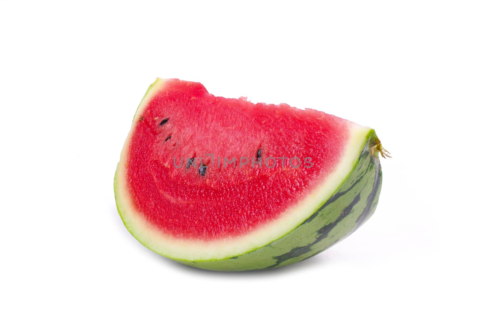 Sweet watermelon from japan isolated on white background, Studio shot