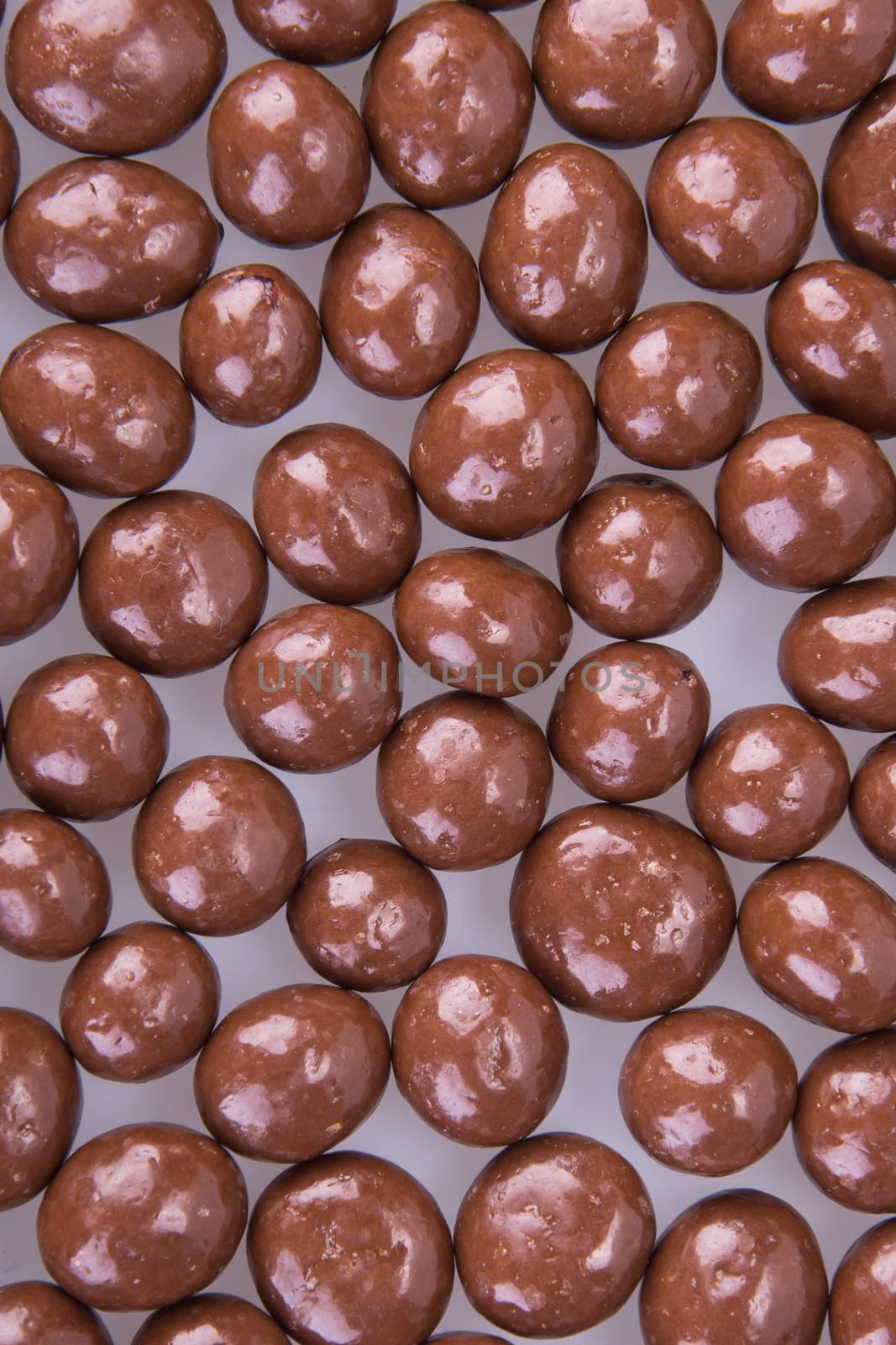 chocolate balls. chocolate balls on a background.