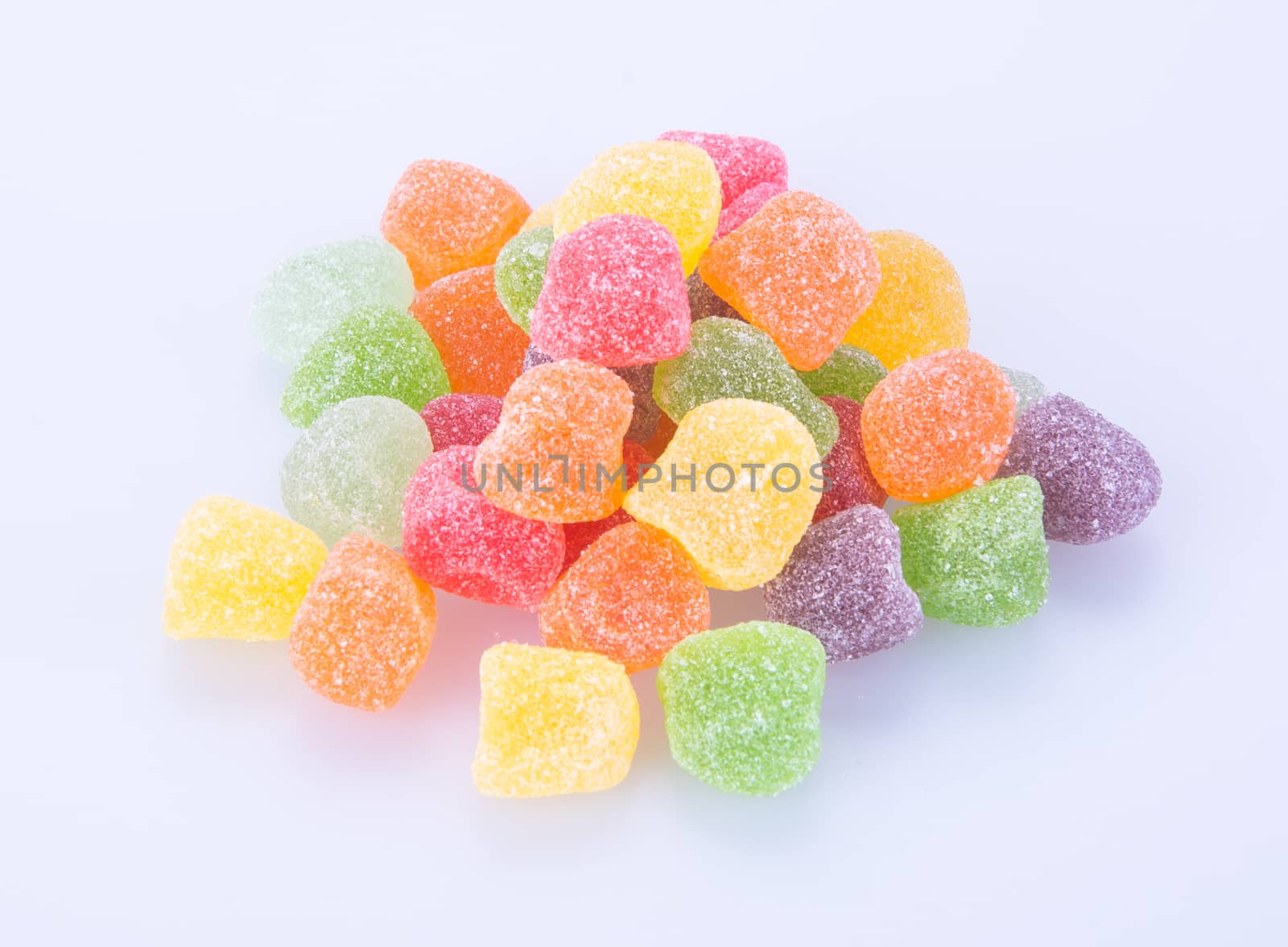 candies. jelly candies on a background. jelly candies on a backg by heinteh