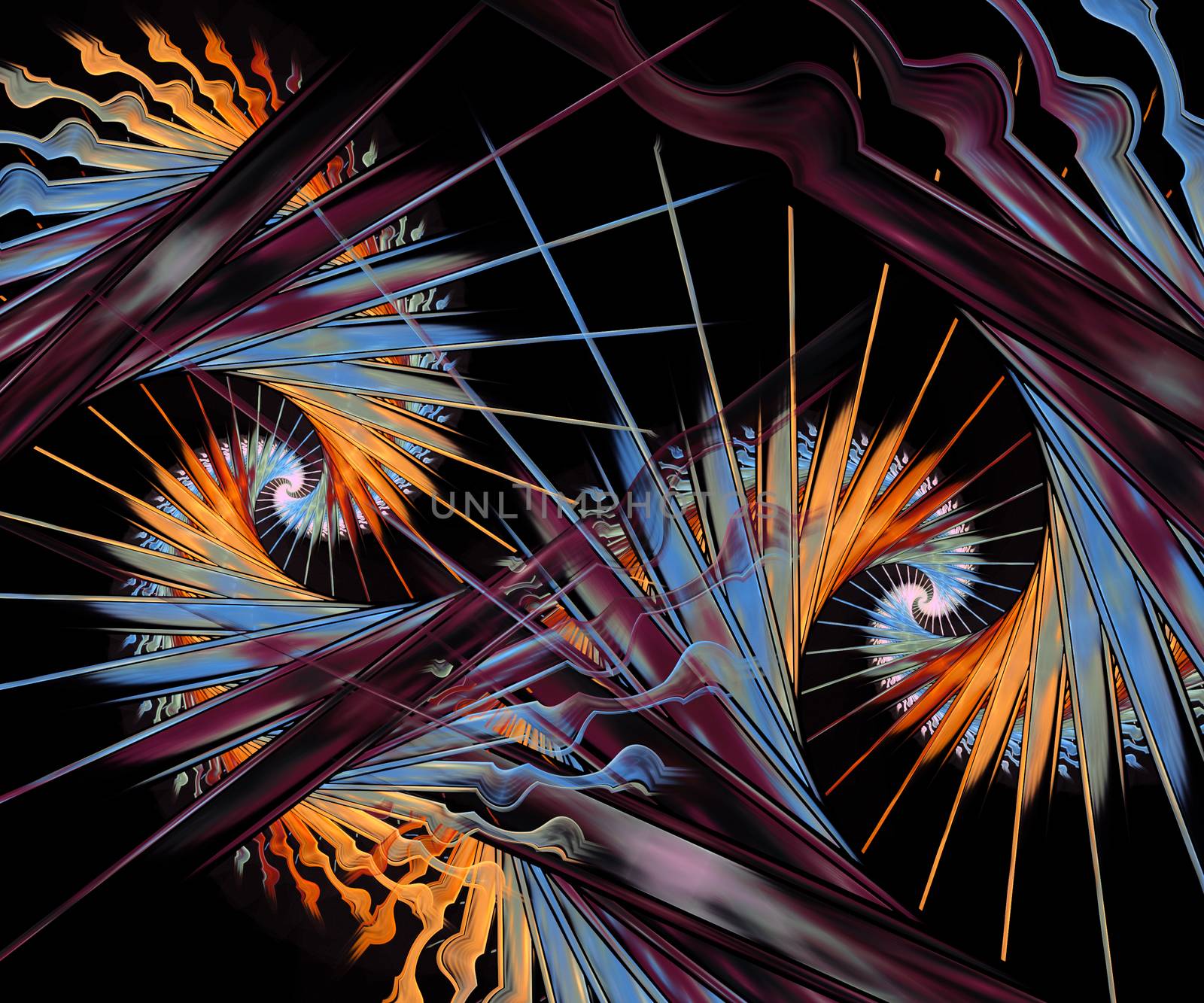 Computer generated fractal artwork by stocklady