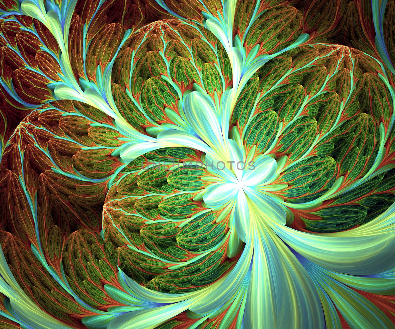 Computer generated fractal artwork by stocklady