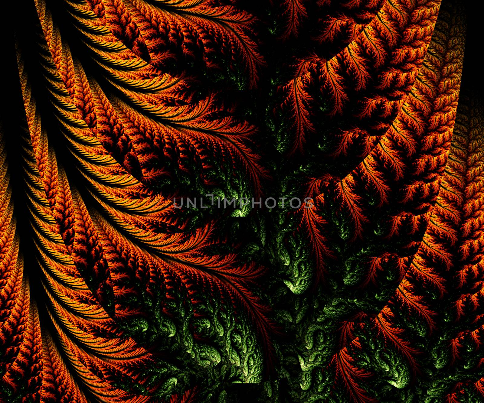 Computer generated fractal artwork for creative design, art and entertainment