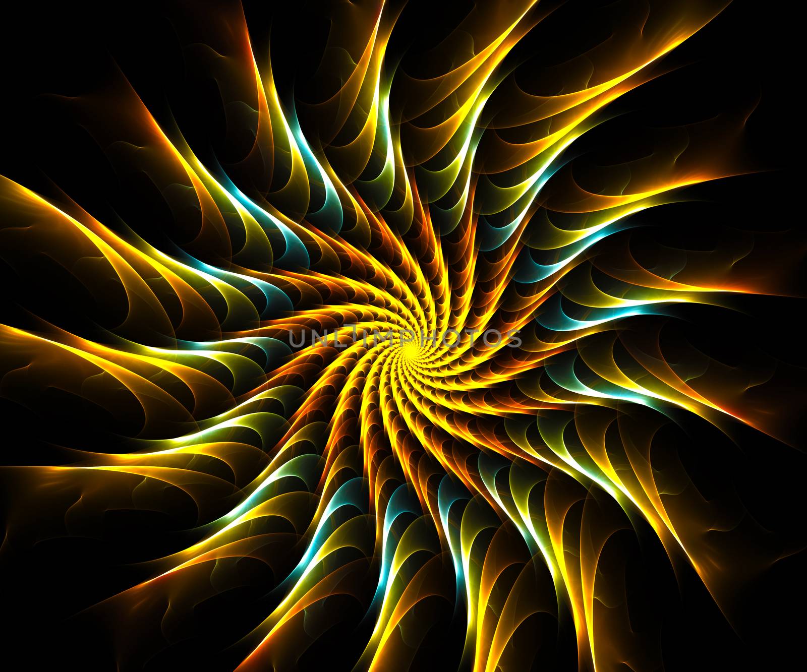 Computer generated fractal artwork for creative design, art and entertainment