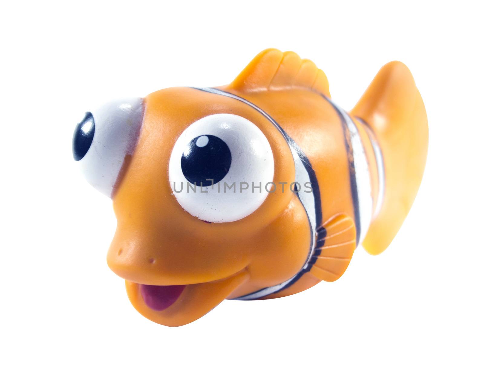 Amman, Jordan - November 1, 2014: Marlin cartoon fish toy character of Finding Nemo movie from Disney Pixar animation studio.