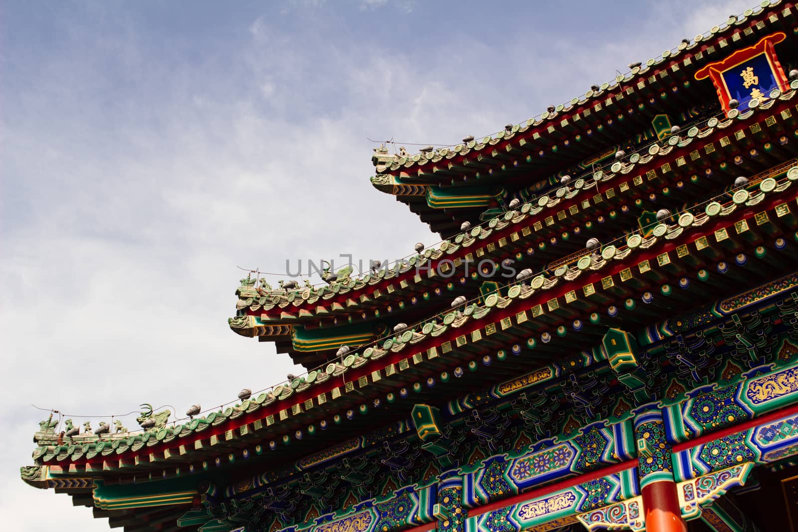 Chinese ancient pavilion in Beijing