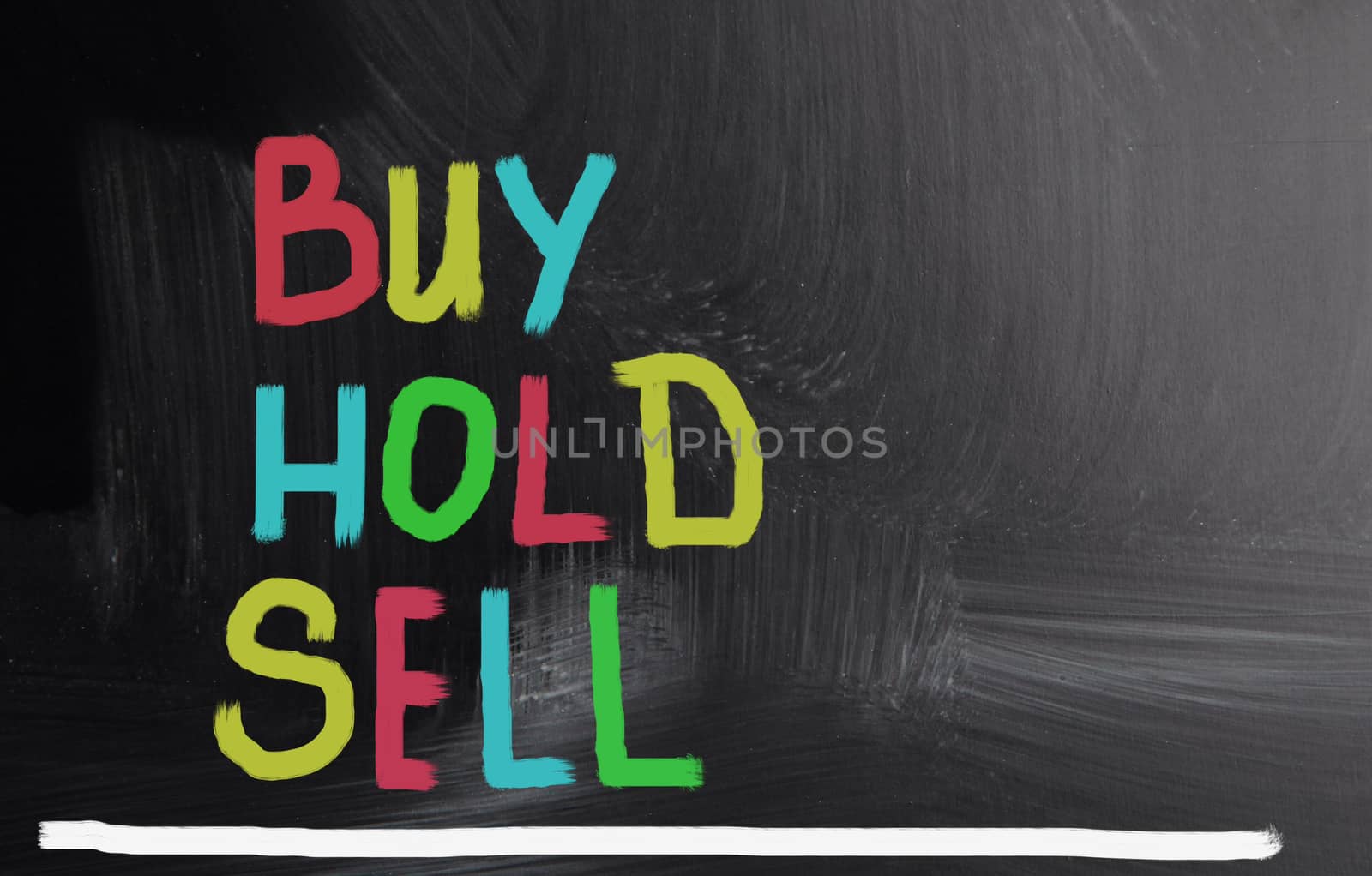 Concept Handwritten With Chalk On A Blackboard