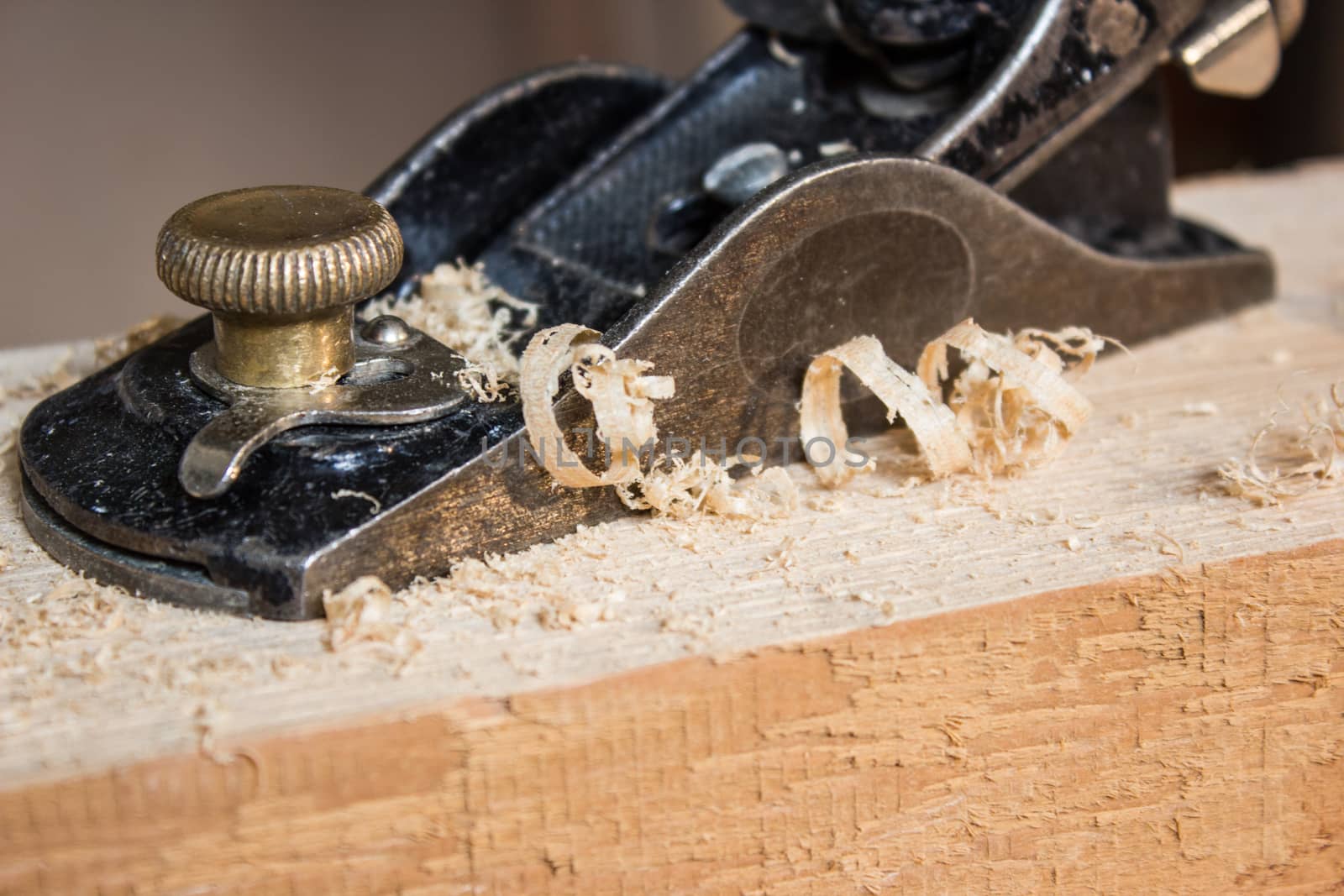 Tools in a carpenter's workshop