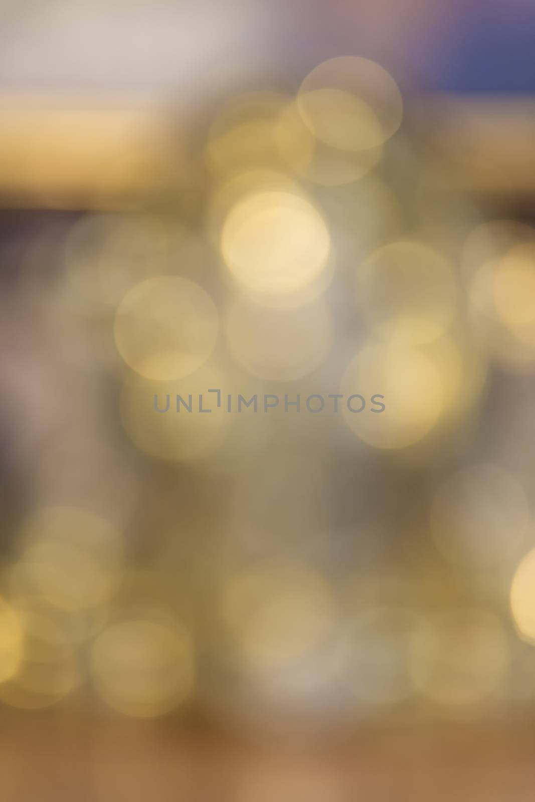 image of bokeh with colors yellow, gold