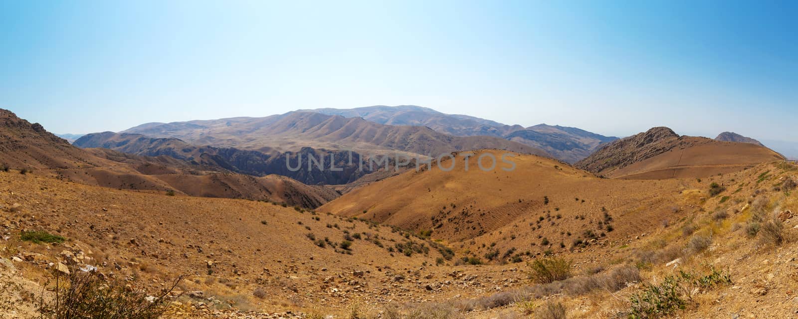 Mountain panorama in the mountains of Armenia