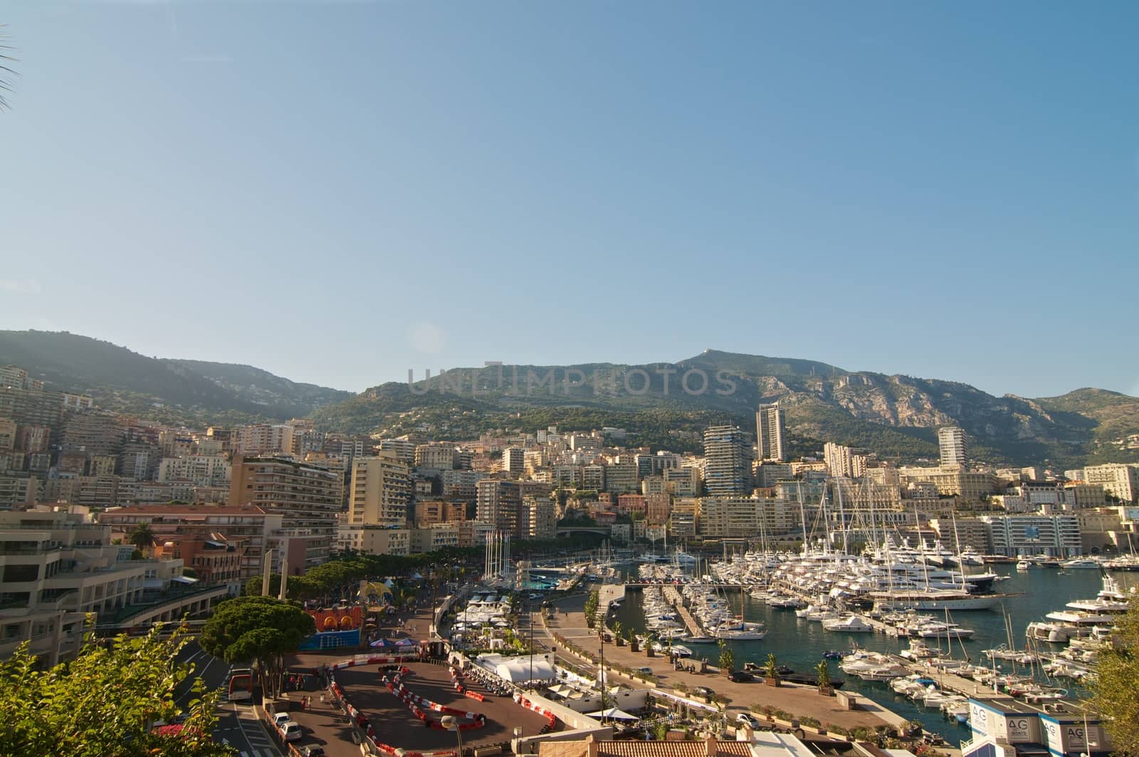 The picture of the quay Monaco