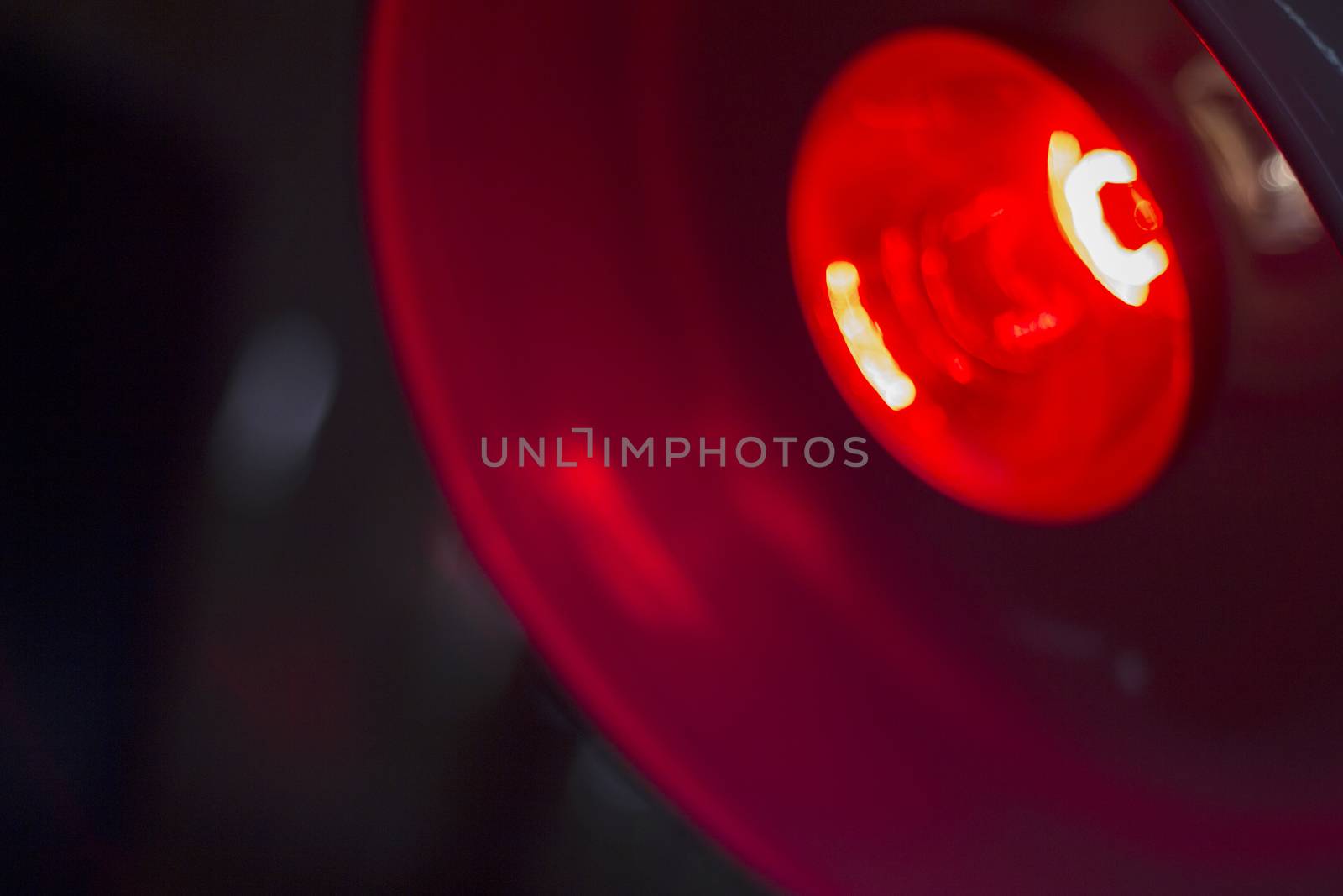 Red physiotherapy heat lamp by edwardolive