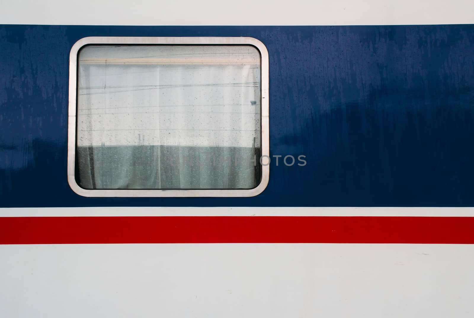  train in the rain