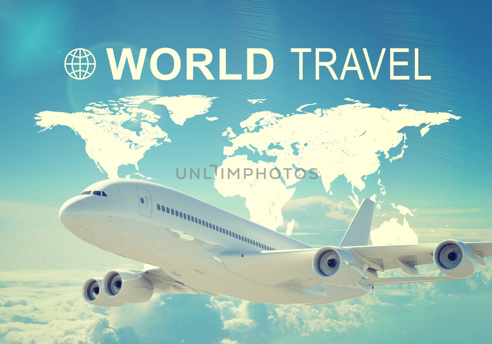 World Travel header by cherezoff