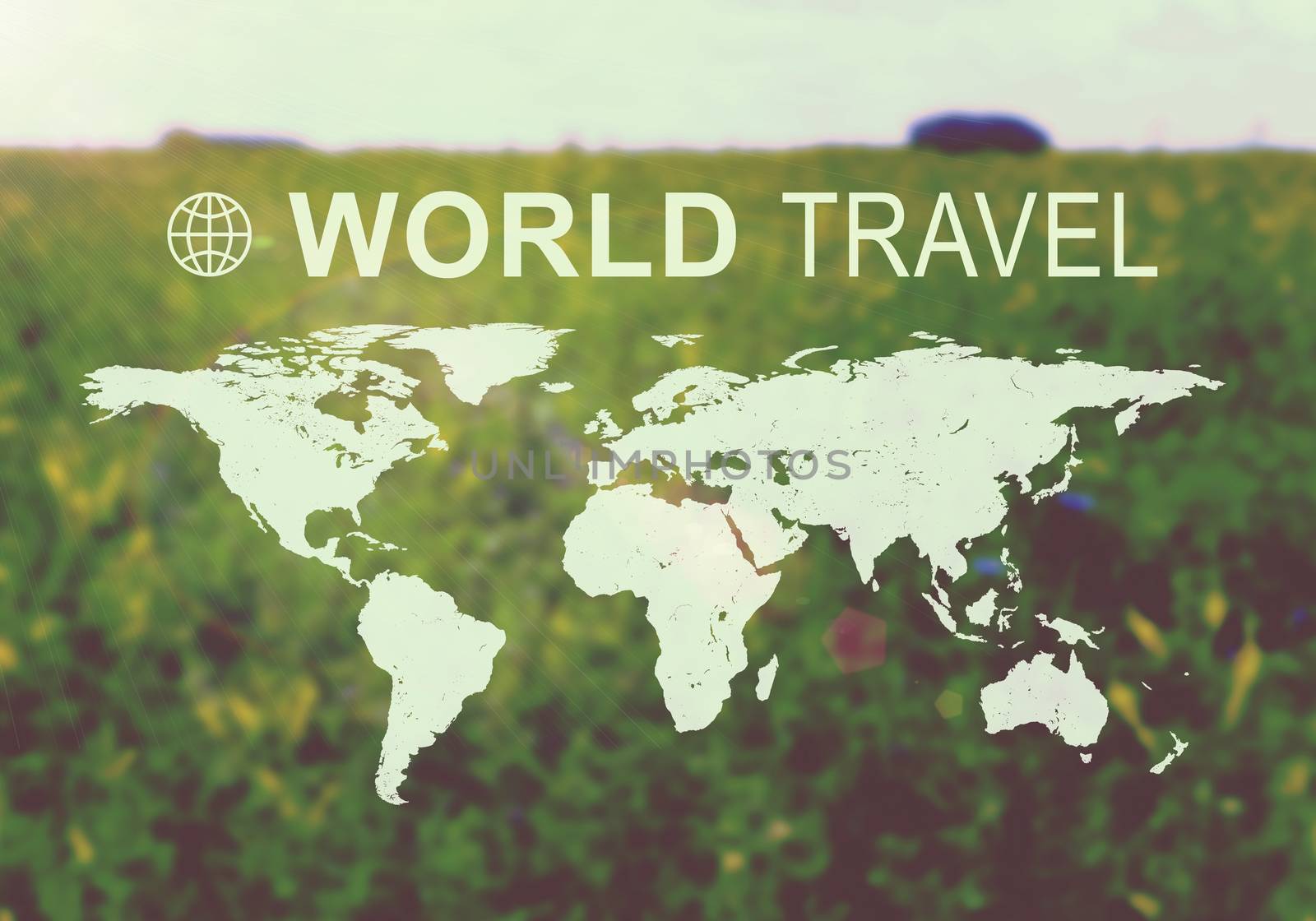 World Travel header by cherezoff