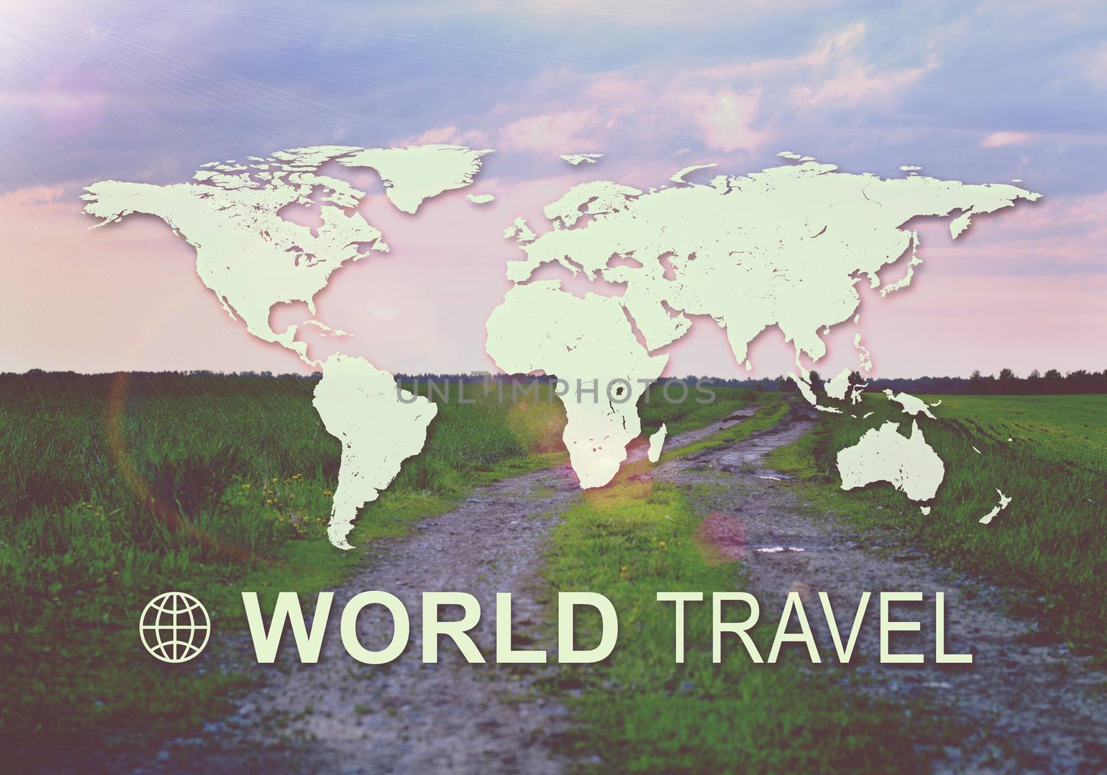 World Travel header by cherezoff