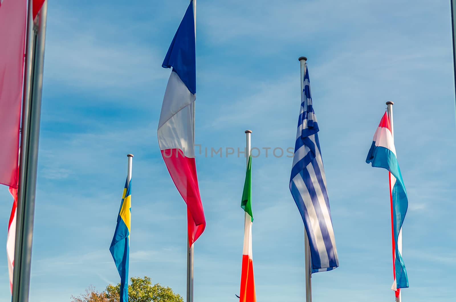 International Flags sea by JFsPic