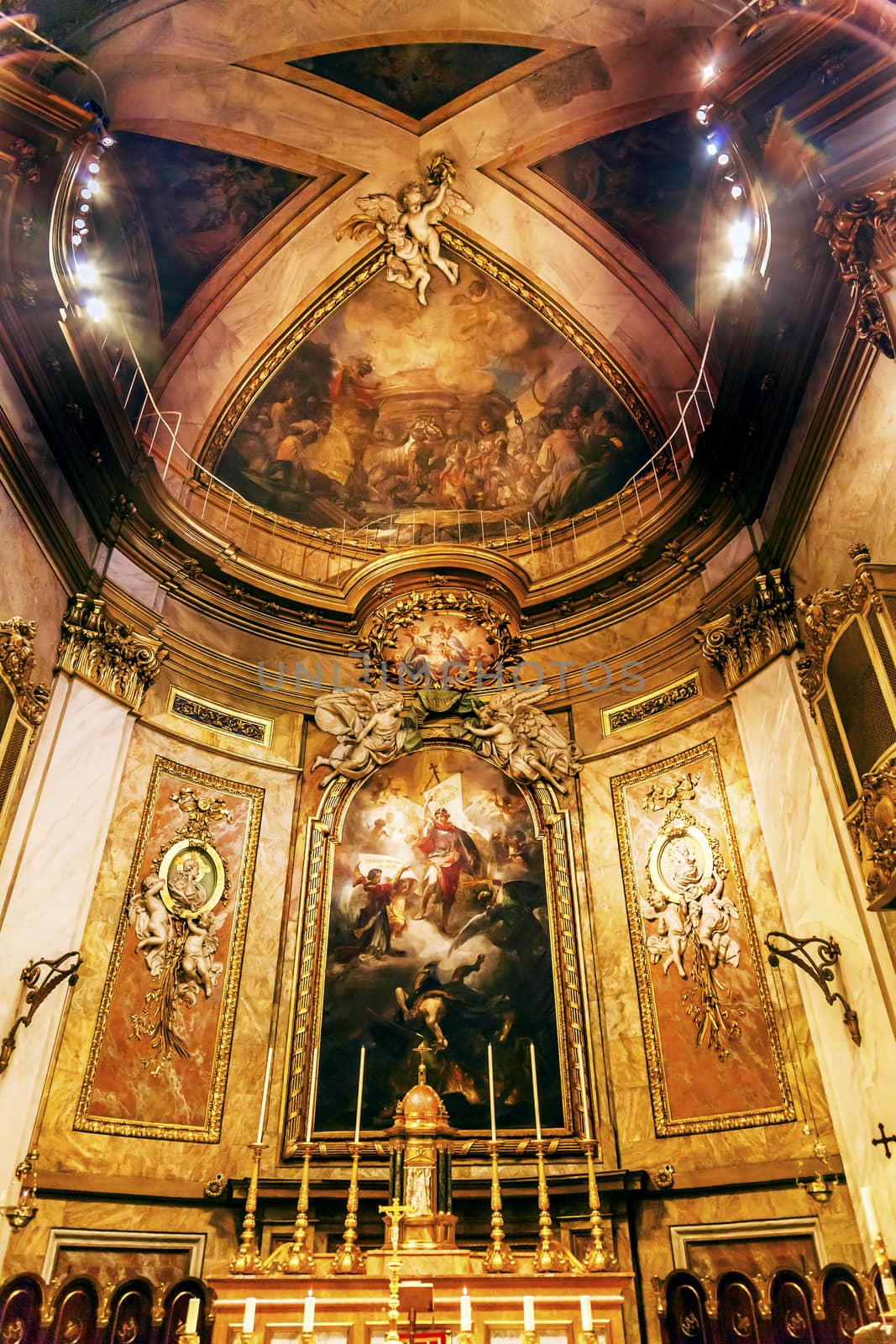 Dome Basilica Pontifica de San Miguel Madr by bill_perry