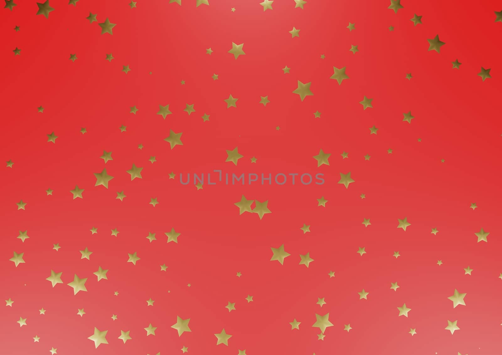 Abstract modern Holiday red background with stars.