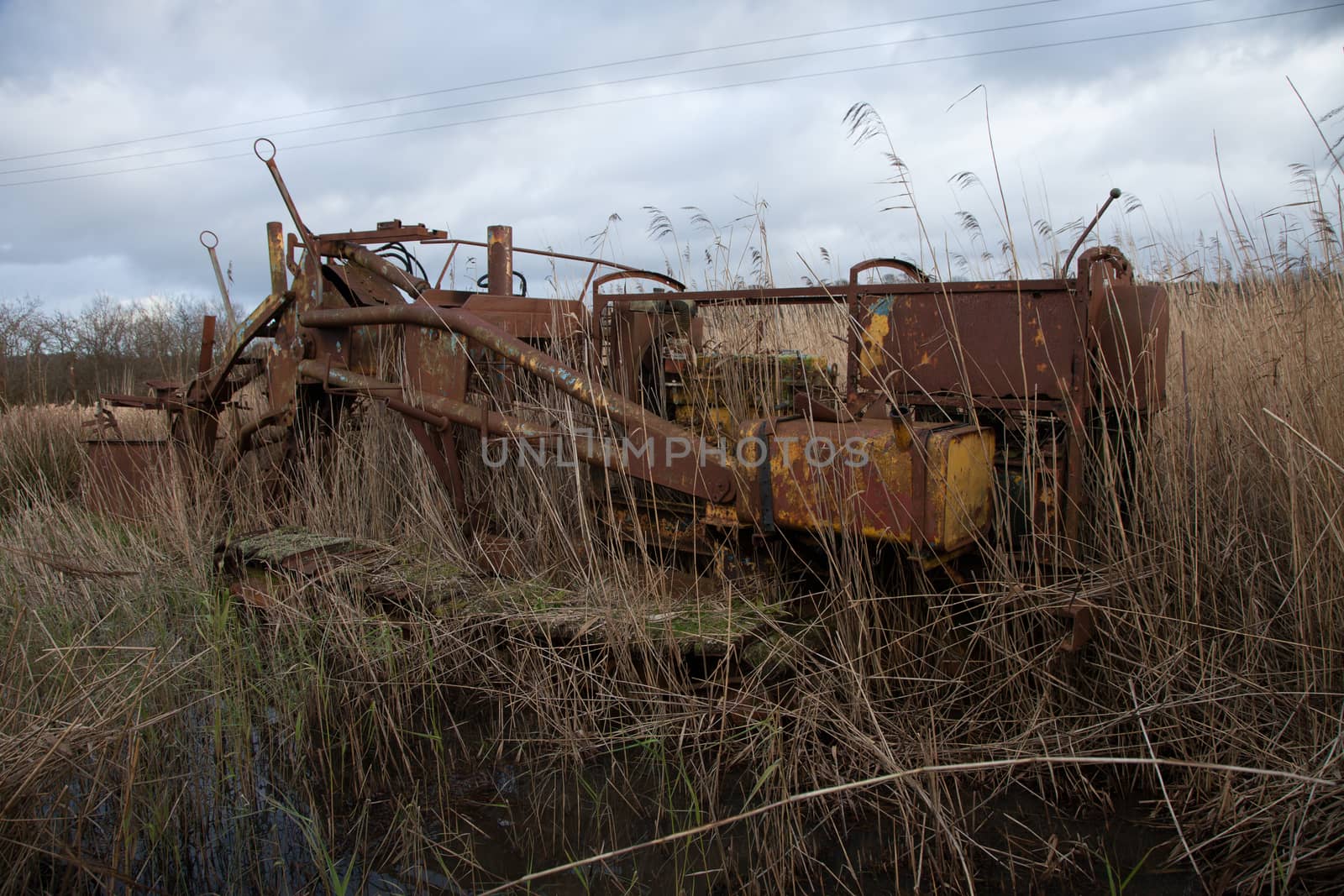 Vintage wetland machinery. by richsouthwales