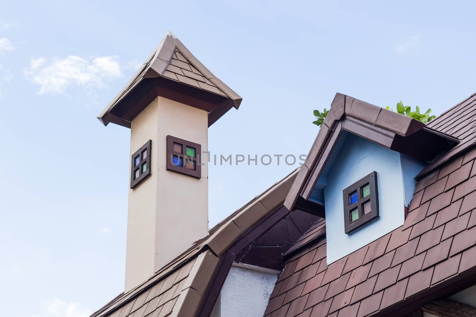 old aged colorful architecture building