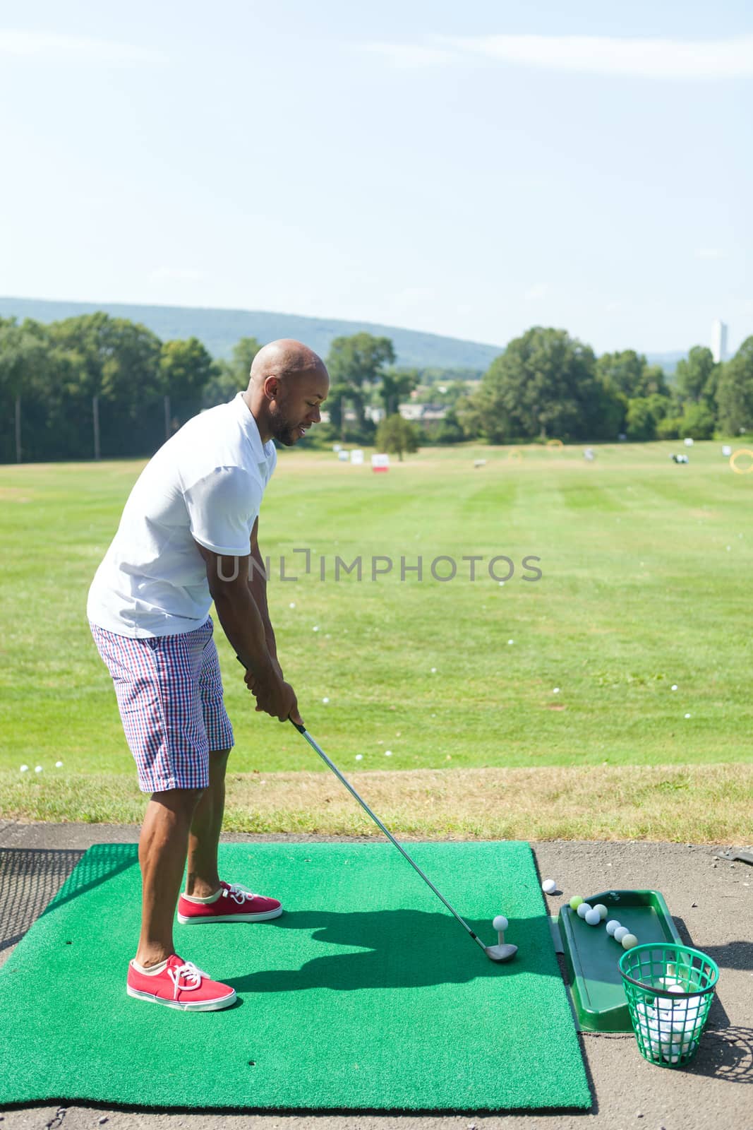 Driving Range Tee Off by graficallyminded