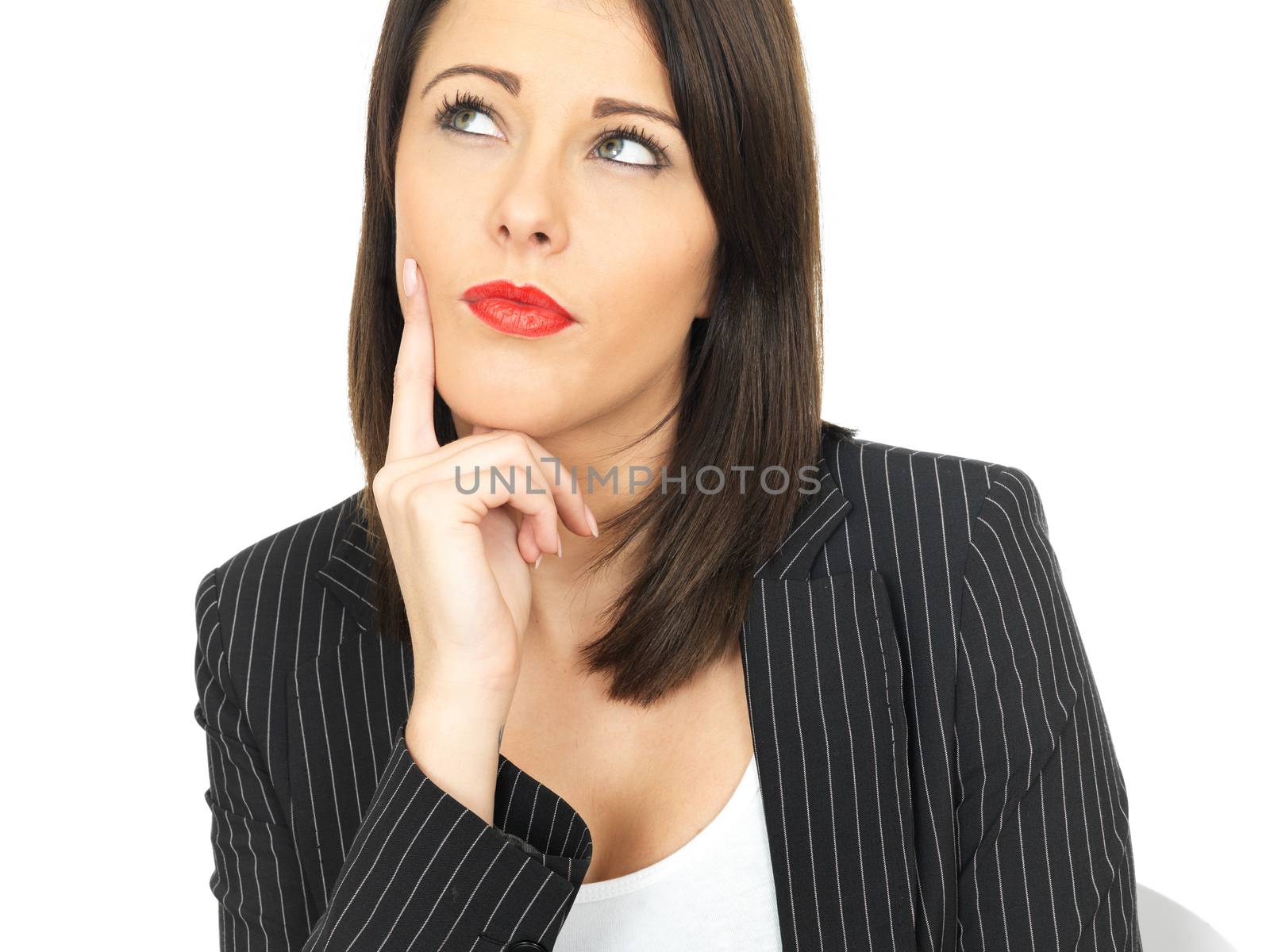 Attractive Thoughtful Young Business Woman