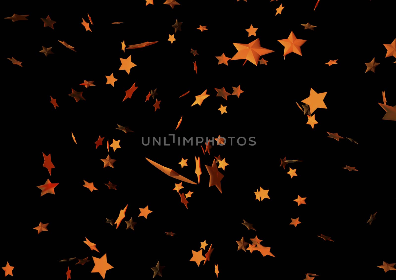 Abstract modern Holiday black background with stars.