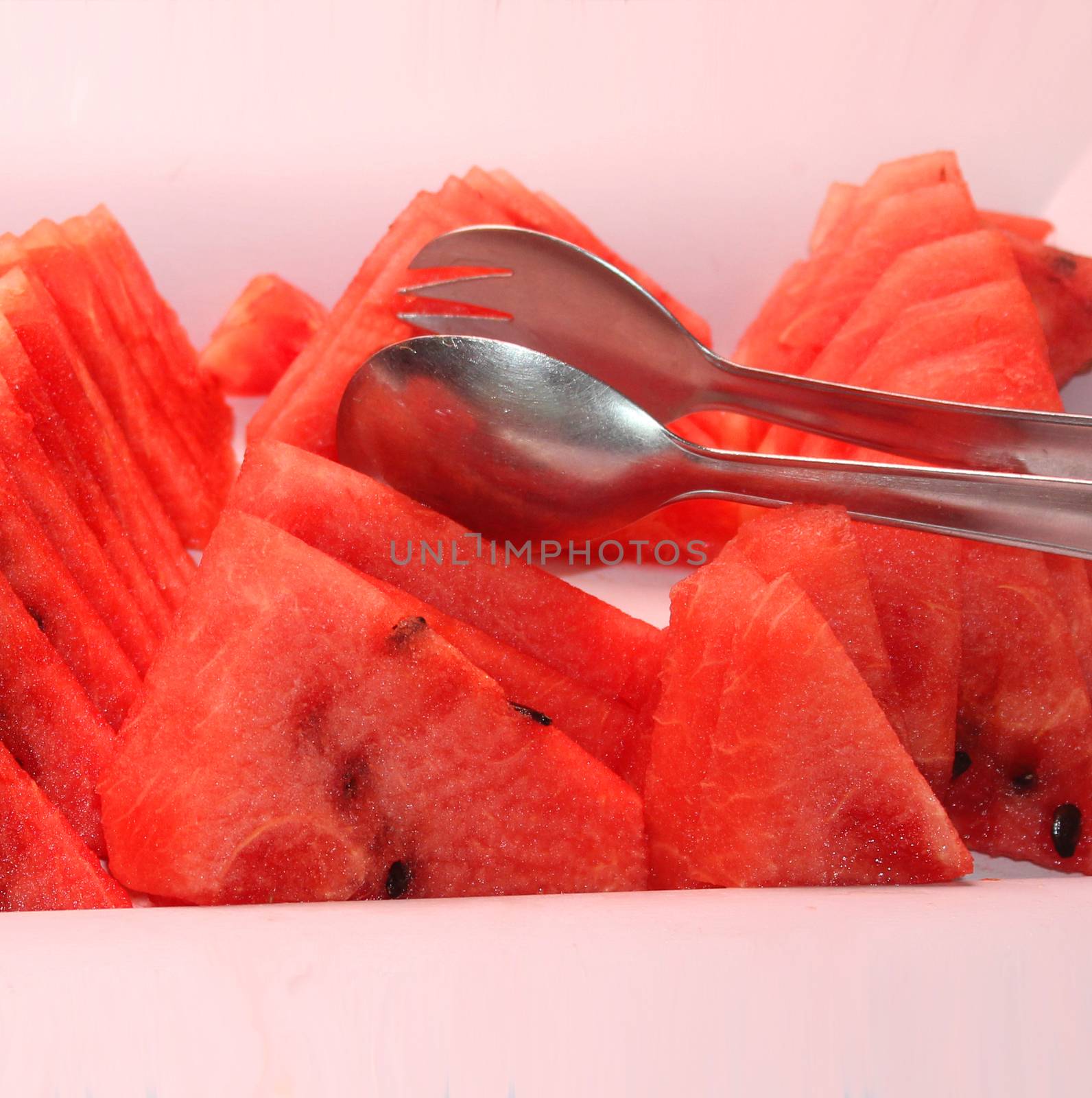 Pieces of watermelon