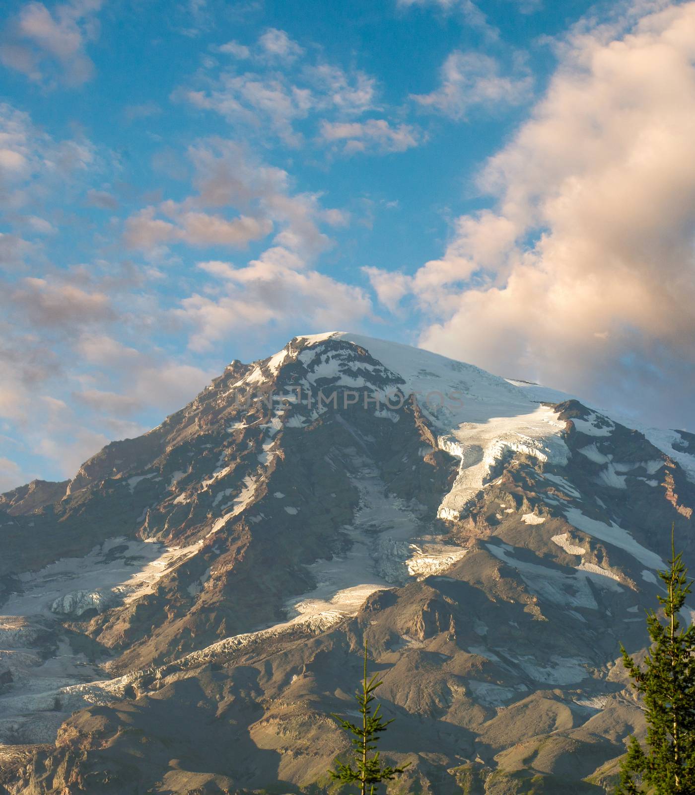 The Mount Rainier, Washington.