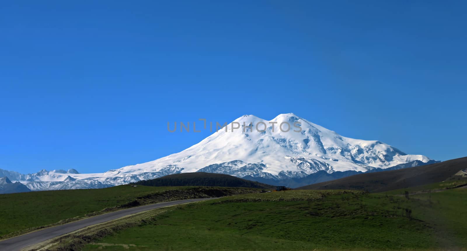 Elbrus mountain is highest peak of Europe