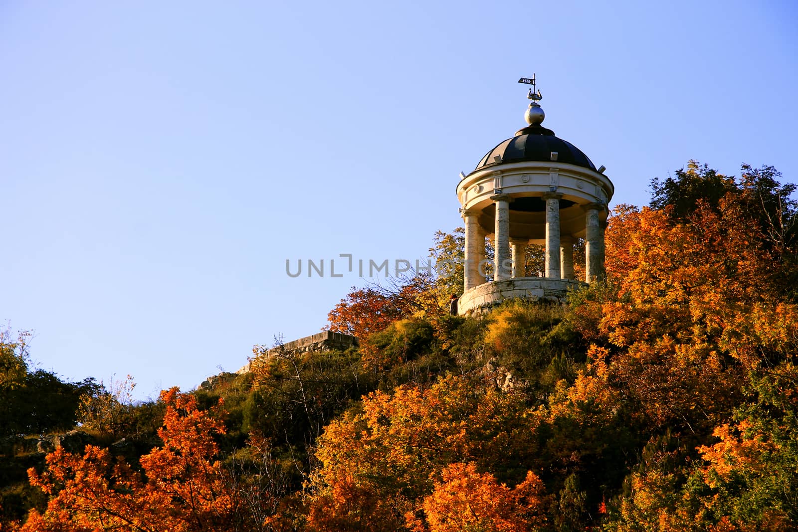 Aeolus Harp In Autumntime. Pyatigorsk Landmarks And Monuments