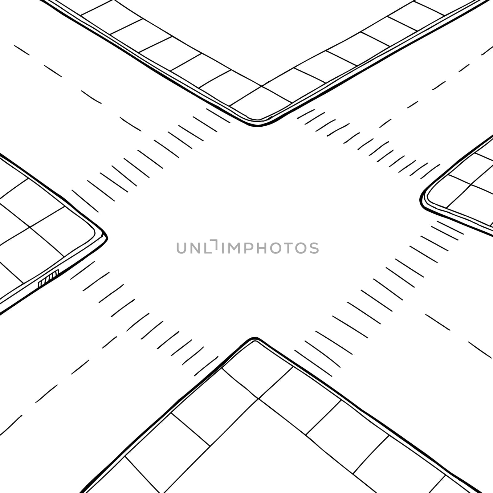 Outlined Intersection by TheBlackRhino