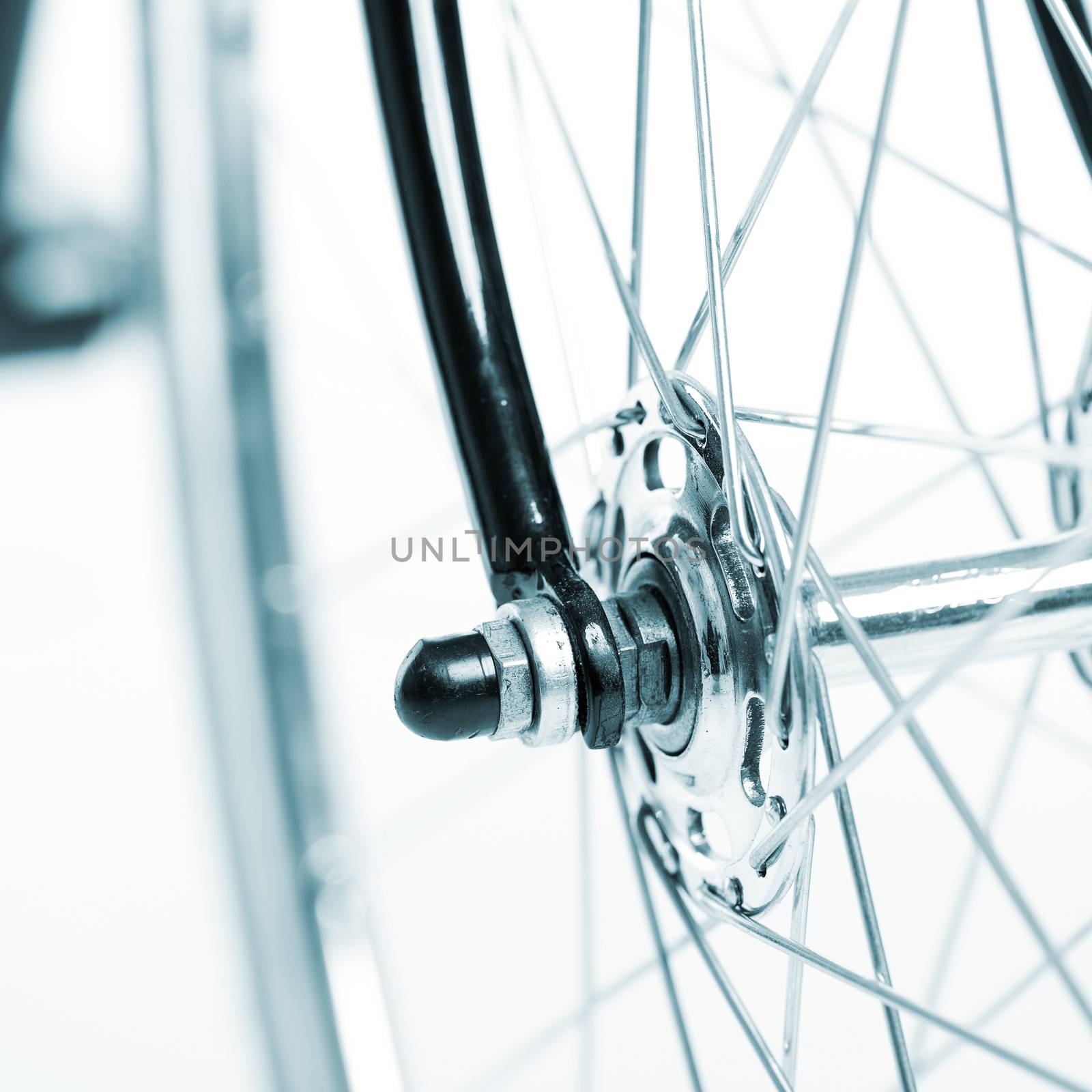 Stylish bicycle isolated on white by vlad_star