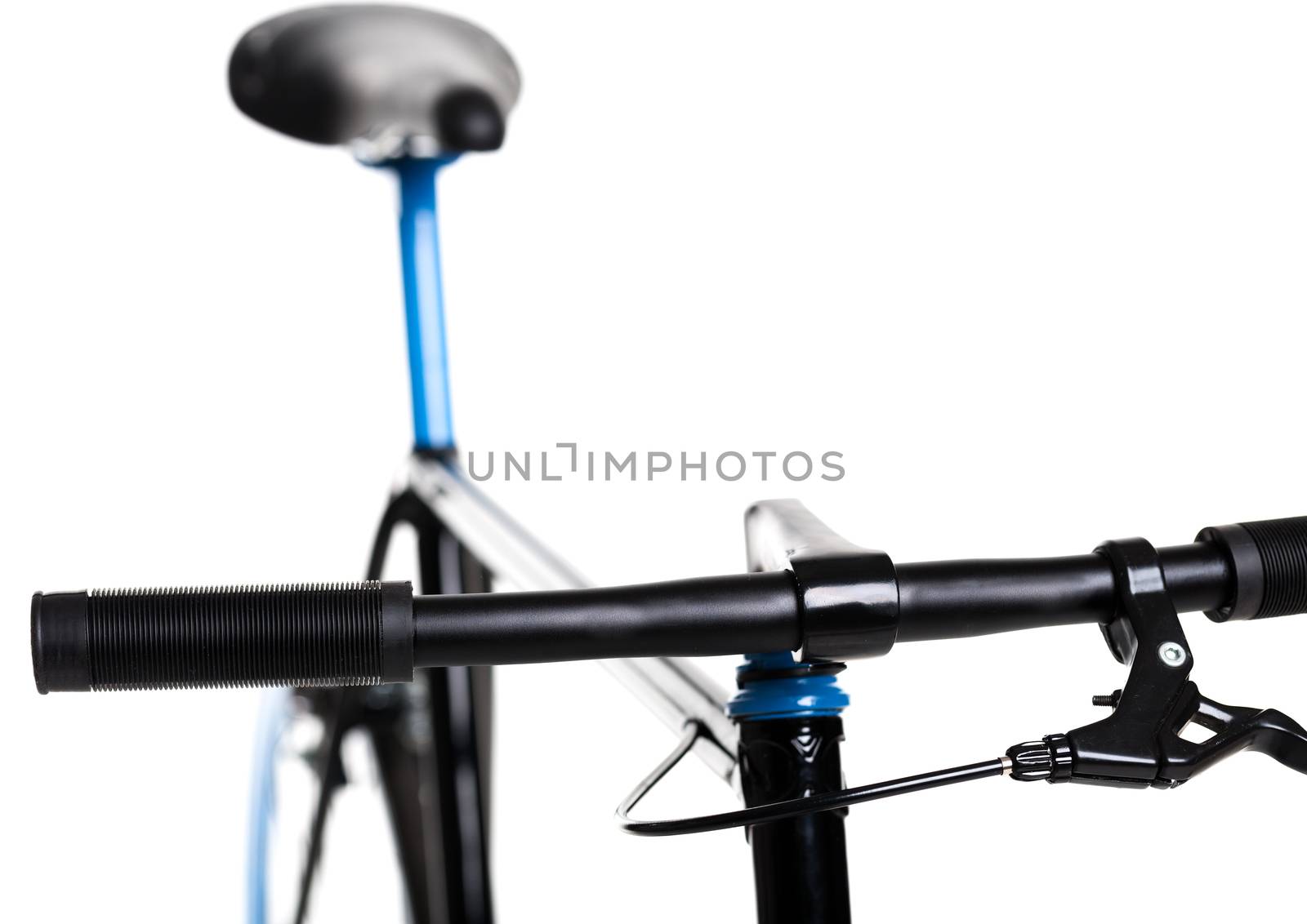 Bicycle isolated on white background by vlad_star