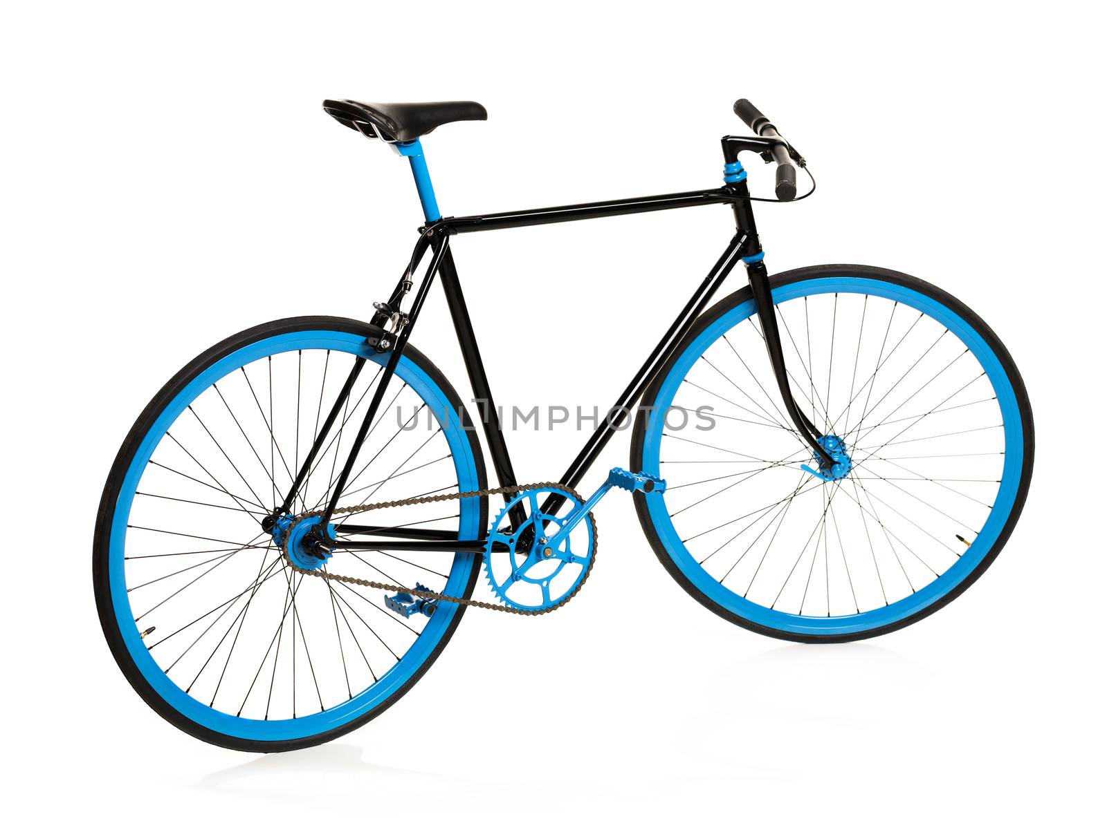 Bicycle isolated on white background by vlad_star