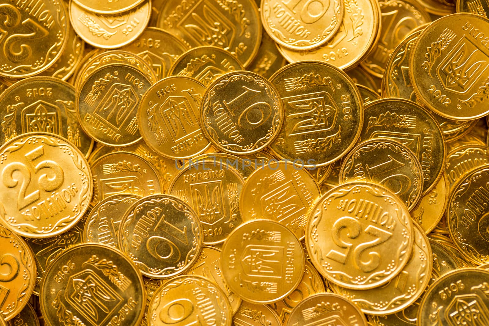 Background of the coins of Ukraine