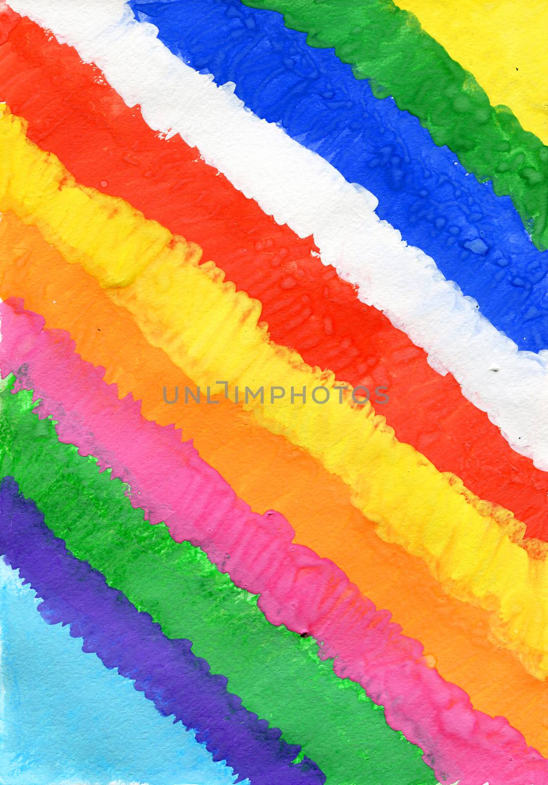 Colored watercolor brush stripes by vlad_star