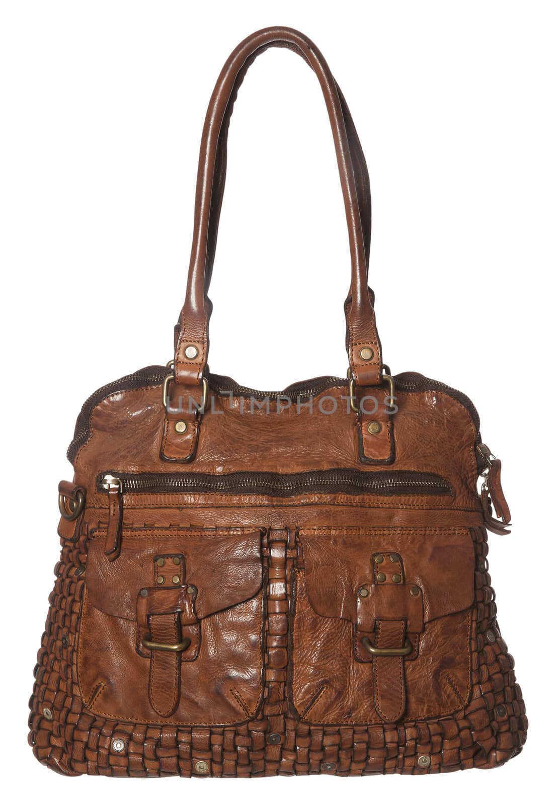 Brown Leather Bag by gemenacom