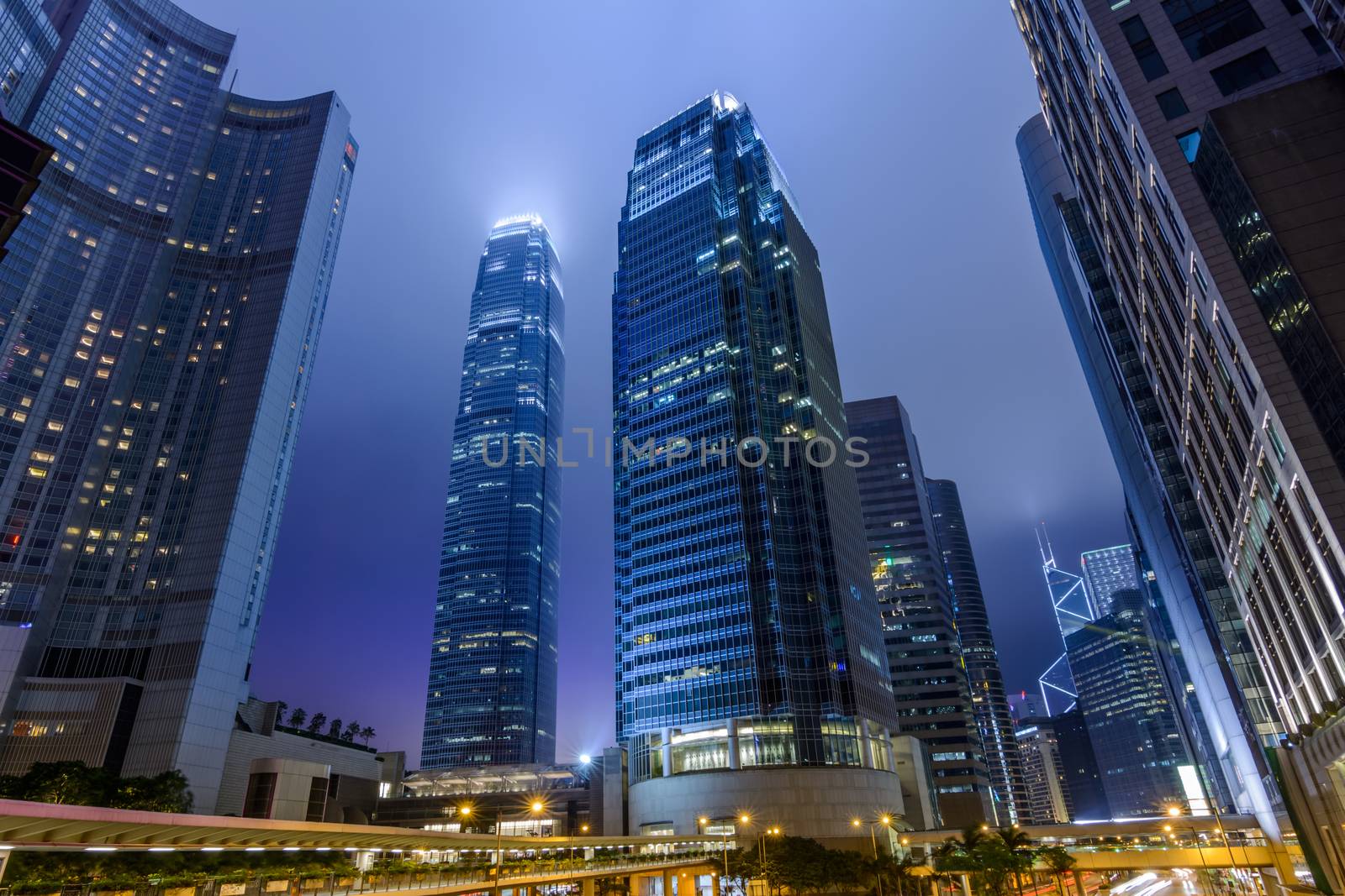 Hong Kong skyscrapers by elwynn
