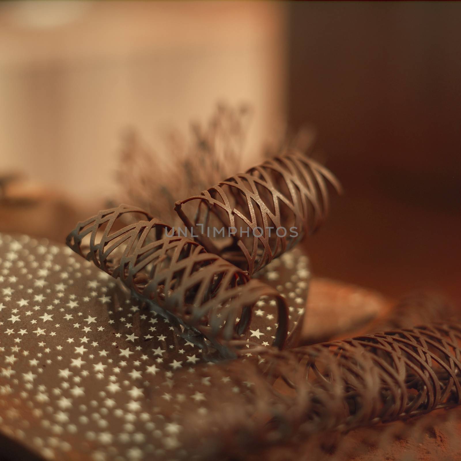 Close up of Chocolate Candy with selective focus