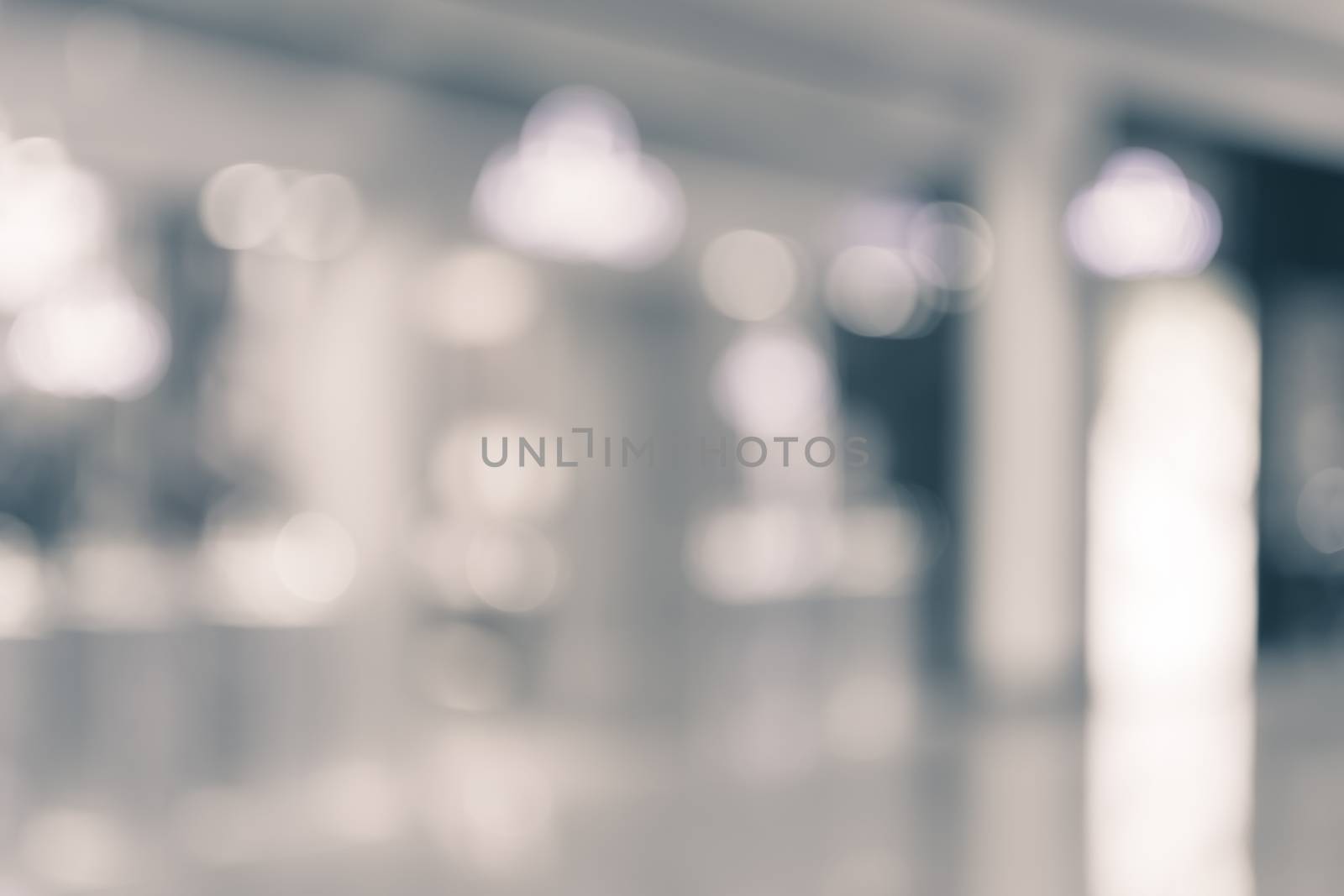 Abstract background of shopping mall, shallow depth of focus.